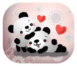Panda cute plumply sticker #9634485