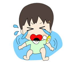 Amber and frog sticker #9634502