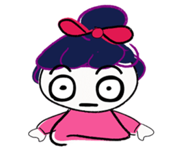 Naughty_little girl sticker #9634808