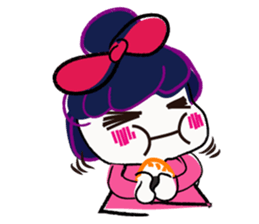 Naughty_little girl sticker #9634811