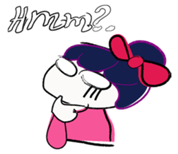 Naughty_little girl sticker #9634814