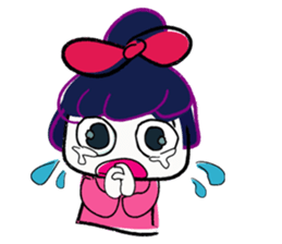 Naughty_little girl sticker #9634819