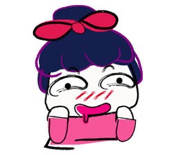 Naughty_little girl sticker #9634820