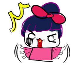 Naughty_little girl sticker #9634821