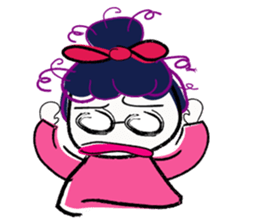 Naughty_little girl sticker #9634822