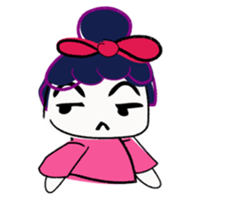 Naughty_little girl sticker #9634825