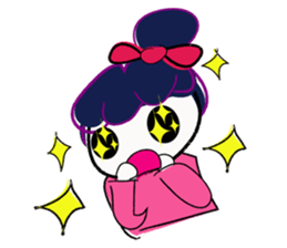 Naughty_little girl sticker #9634826