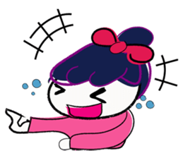 Naughty_little girl sticker #9634827