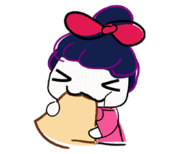 Naughty_little girl sticker #9634828