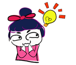 Naughty_little girl sticker #9634831