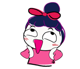 Naughty_little girl sticker #9634837