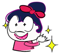 Naughty_little girl sticker #9634839