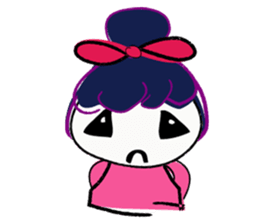 Naughty_little girl sticker #9634840