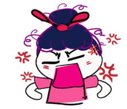 Naughty_little girl sticker #9634841