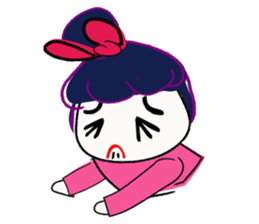 Naughty_little girl sticker #9634842