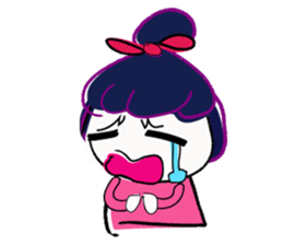 Naughty_little girl sticker #9634844