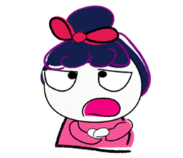 Naughty_little girl sticker #9634847