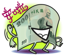 The Taiwan Money Family - Part II sticker #9634995