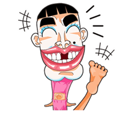 Men with pink hearts (v2) sticker #9635410