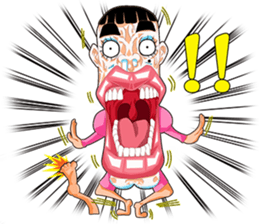 Men with pink hearts (v2) sticker #9635428