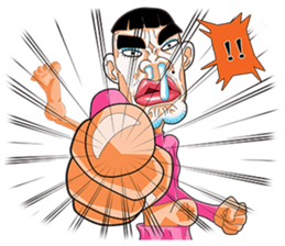 Men with pink hearts (v2) sticker #9635429