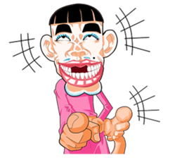 Men with pink hearts (v2) sticker #9635432