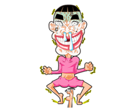 Men with pink hearts (v2) sticker #9635433