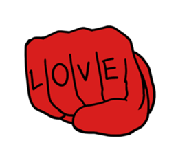 hand (red) handsign sticker #9635450