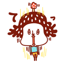 kinokomatsumuri2 sticker #9635770