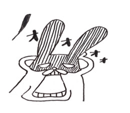 transformation rabbit sticker #9635851