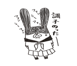 transformation rabbit sticker #9635866