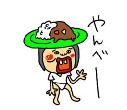 masked tugaru sticker #9636366