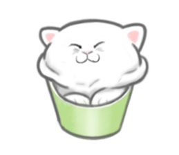 Maru Nuke neko sticker #9636556
