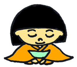 kimono girl and kimono dressing sticker sticker #9636597