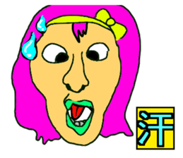 Funny Face Girls sticker #9636649