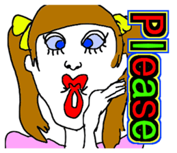 Funny Face Girls sticker #9636651