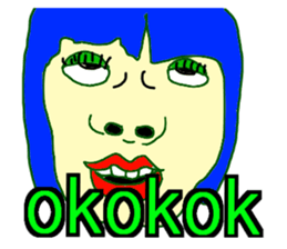 Funny Face Girls sticker #9636652