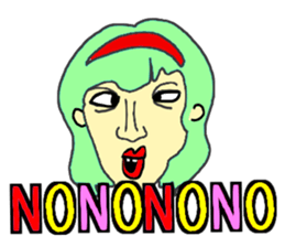 Funny Face Girls sticker #9636653