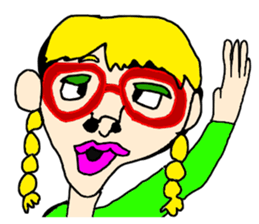 Funny Face Girls sticker #9636657