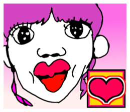 Funny Face Girls sticker #9636661