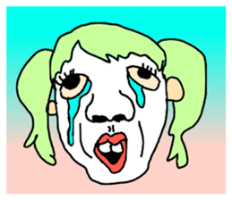 Funny Face Girls sticker #9636663