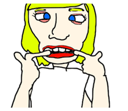 Funny Face Girls sticker #9636669