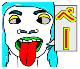 Funny Face Girls sticker #9636674