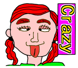 Funny Face Girls sticker #9636677
