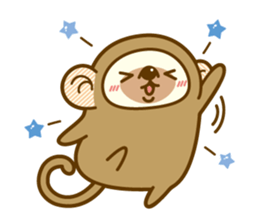 Harry's family and the monkey sticker #9636729