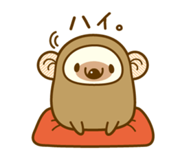 Harry's family and the monkey sticker #9636763