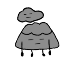 I like climbing mountains. sticker #9637131