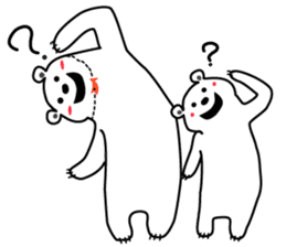 "Luke" and "Lucas" of the white bear sticker #9637492