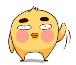 Yellow Chicken sticker #9637608