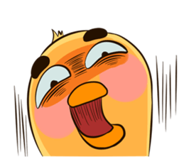 Yellow Chicken sticker #9637617